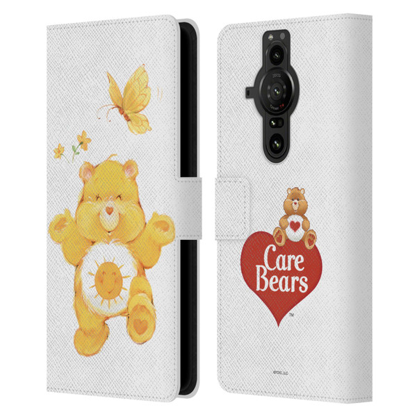 Care Bears Classic Funshine Leather Book Wallet Case Cover For Sony Xperia Pro-I