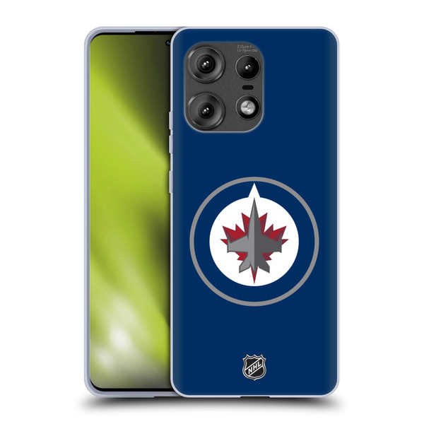 NHL Winnipeg Jets Plain Soft Gel Case for Motorola Edge 50 Pro
