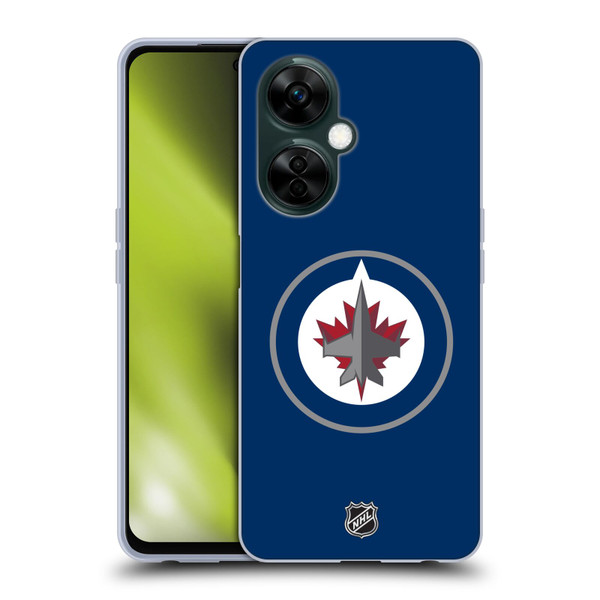 NHL Winnipeg Jets Plain Soft Gel Case for OnePlus Nord N30
