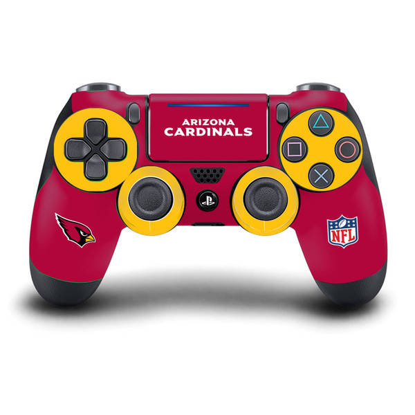 NFL Arizona Cardinals Plain Vinyl Sticker Skin Decal Cover for Sony DualShock 4 Controller