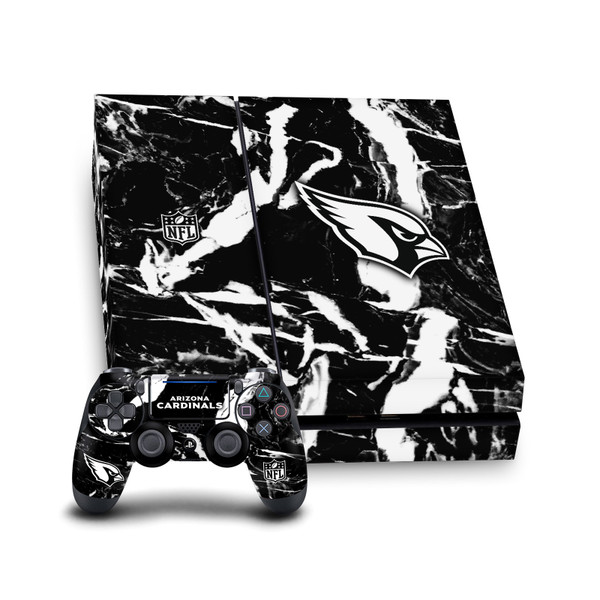 NFL Arizona Cardinals Marble Vinyl Sticker Skin Decal Cover for Sony PS4 Console & Controller