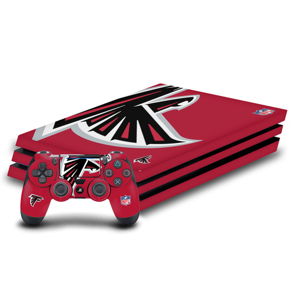 NFL Atlanta Falcons Oversize Vinyl Sticker Skin Decal Cover for Sony PS4 Pro Bundle