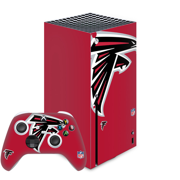 NFL Atlanta Falcons Oversize Vinyl Sticker Skin Decal Cover for Microsoft Series X Console & Controller