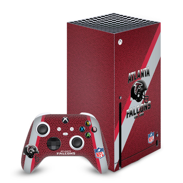 NFL Team 1 Atlanta Falcons Vinyl Sticker Skin Decal Cover for Microsoft Series X Console & Controller