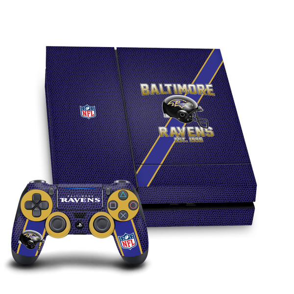 NFL Team 1 Baltimore Ravens Vinyl Sticker Skin Decal Cover for Sony PS4 Console & Controller