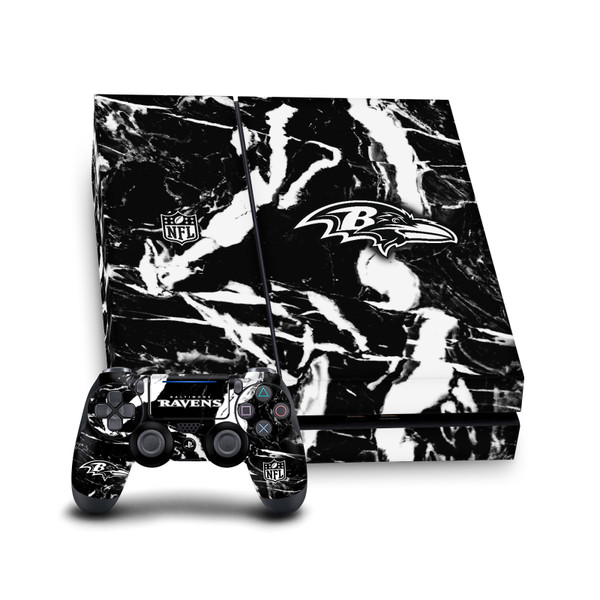 NFL Baltimore Ravens Marble Vinyl Sticker Skin Decal Cover for Sony PS4 Console & Controller