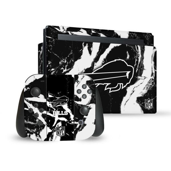 NFL Buffalo Bills Marble Vinyl Sticker Skin Decal Cover for Nintendo Switch Bundle