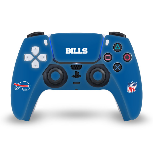 NFL Buffalo Bills Plain Vinyl Sticker Skin Decal Cover for Sony PS5 Sony DualSense Controller