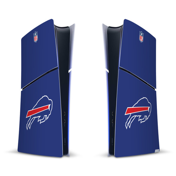 NFL Buffalo Bills Plain Vinyl Sticker Skin Decal Cover for Sony PS5 Slim Digital Edition Console
