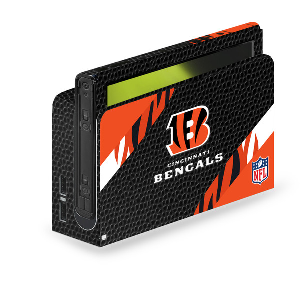 NFL Cincinnati Bengals Logo Art Vinyl Sticker Skin Decal Cover for Nintendo Switch OLED Bundle