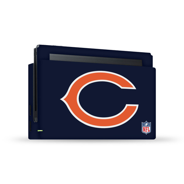 NFL Chicago Bears Plain Vinyl Sticker Skin Decal Cover for Nintendo Switch Console & Dock