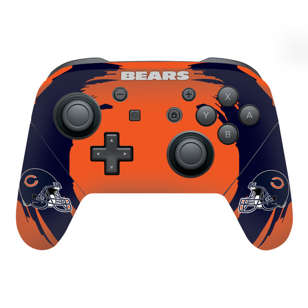 NFL Chicago Bears Sweep Stroke Vinyl Sticker Skin Decal Cover for Nintendo Switch Pro Controller
