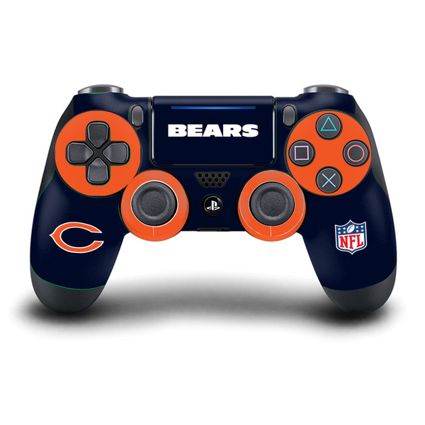 NFL Chicago Bears Plain Vinyl Sticker Skin Decal Cover for Sony DualShock 4 Controller