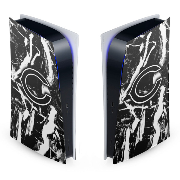 NFL Chicago Bears Marble Vinyl Sticker Skin Decal Cover for Sony PS5 Digital Edition Console