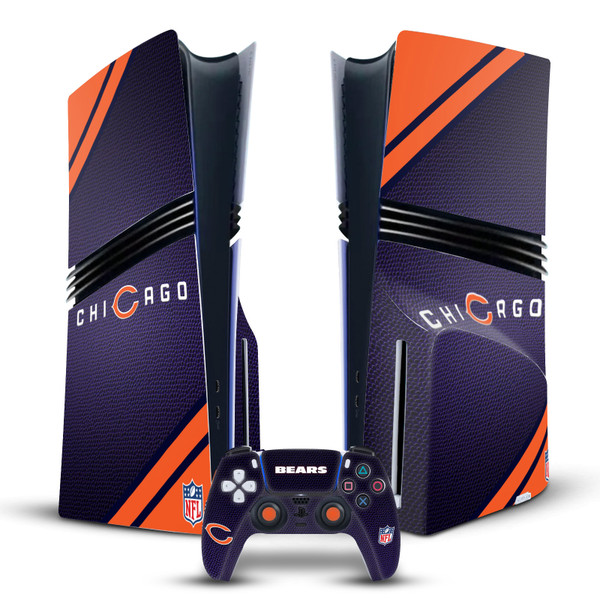 NFL Chicago Bears Logo Art Vinyl Sticker Skin Decal Cover for Sony PS5 Pro Disc Edition Bundle