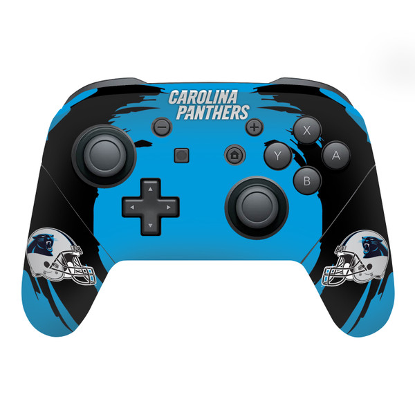 NFL Carolina Panthers Sweep Stroke Vinyl Sticker Skin Decal Cover for Nintendo Switch Pro Controller