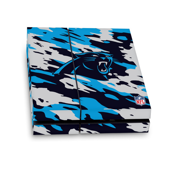 NFL Carolina Panthers Camou Vinyl Sticker Skin Decal Cover for Sony PS4 Console
