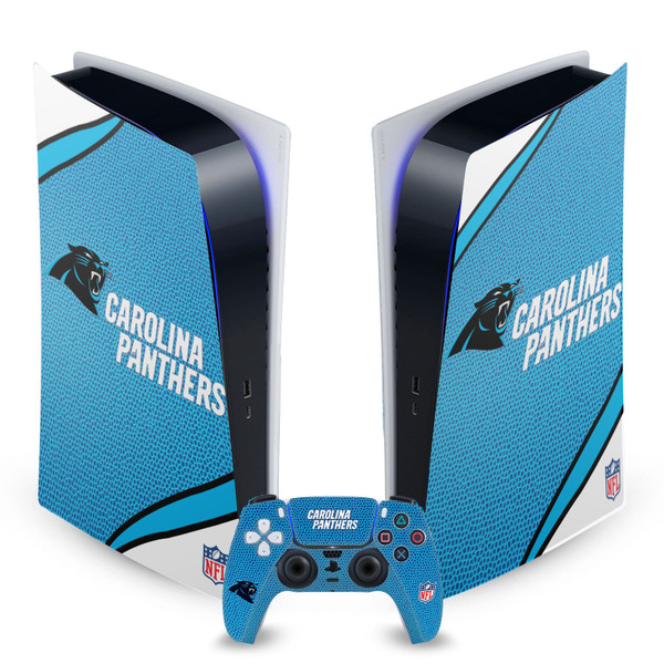 NFL Carolina Panthers Logo Art Vinyl Sticker Skin Decal Cover for Sony PS5 Digital Edition Bundle