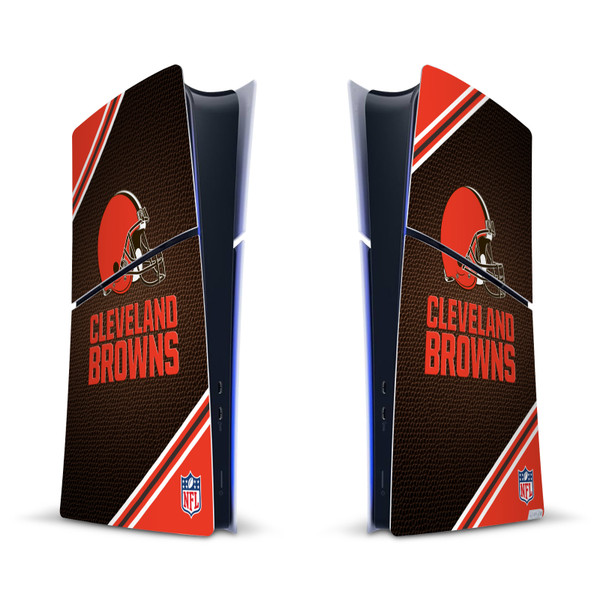 NFL Cleveland Browns Logo Art Vinyl Sticker Skin Decal Cover for Sony PS5 Slim Digital Edition Console