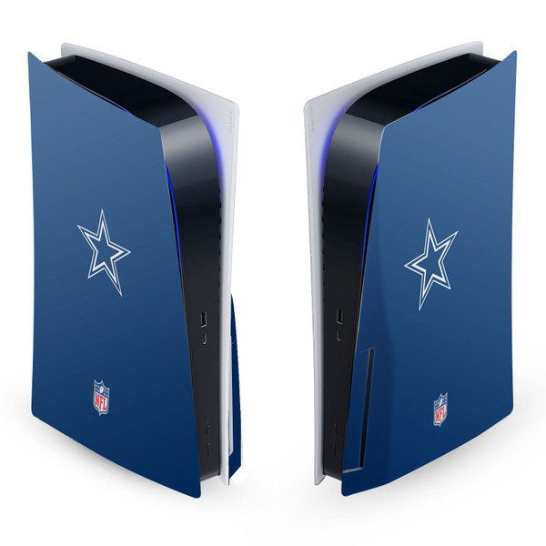 NFL Dallas Cowboys Plain Vinyl Sticker Skin Decal Cover for Sony PS5 Disc Edition Console