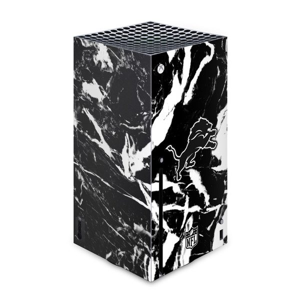 NFL Detroit Lions Marble Vinyl Sticker Skin Decal Cover for Microsoft Xbox Series X