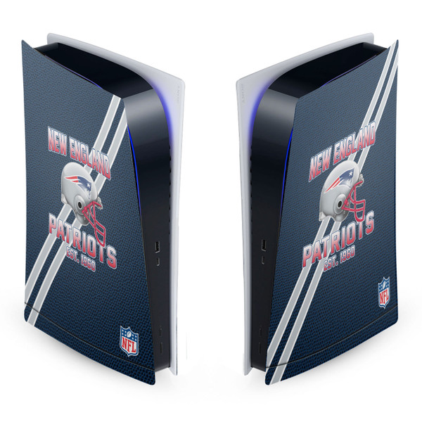 NFL Team 2 New England Patriots Vinyl Sticker Skin Decal Cover for Sony PS5 Digital Edition Console
