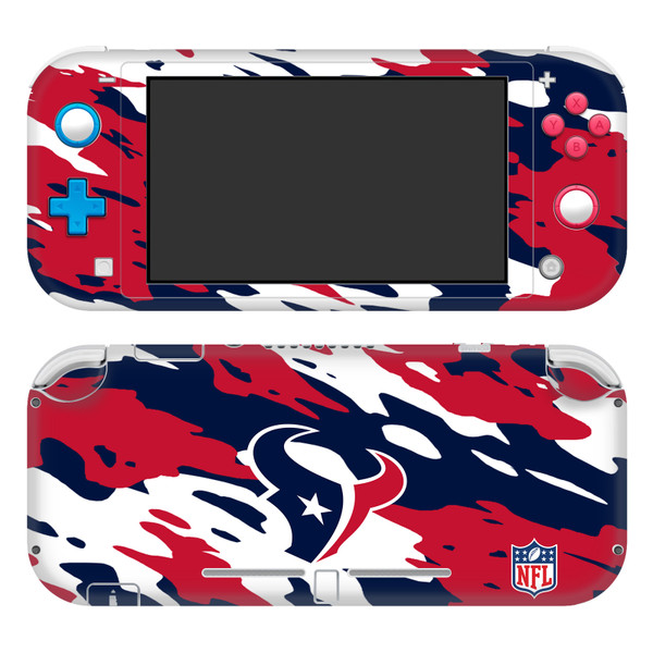 NFL Houston Texans Camou Vinyl Sticker Skin Decal Cover for Nintendo Switch Lite