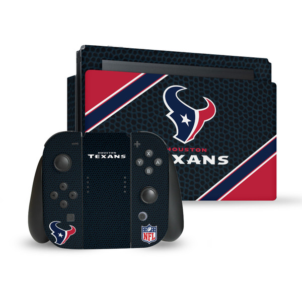 NFL Houston Texans Logo Art Vinyl Sticker Skin Decal Cover for Nintendo Switch Bundle
