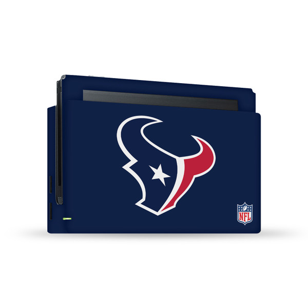 NFL Houston Texans Plain Vinyl Sticker Skin Decal Cover for Nintendo Switch Console & Dock