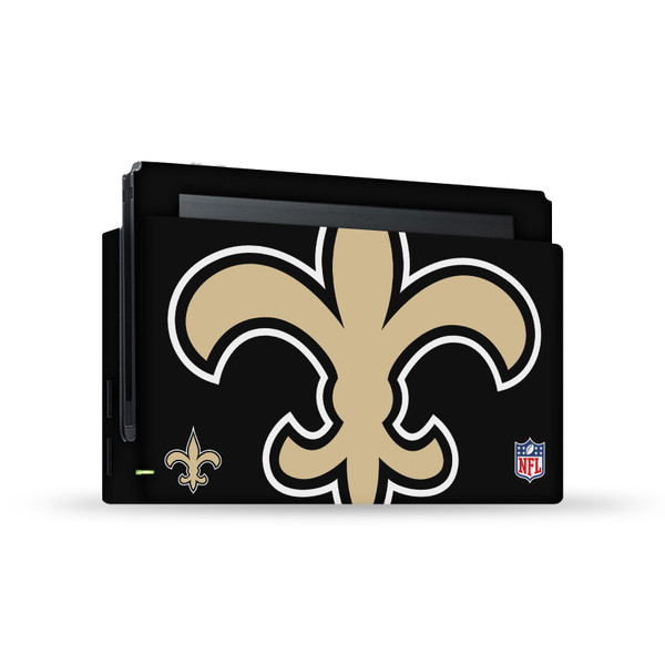 NFL New Orleans Saints Oversize Vinyl Sticker Skin Decal Cover for Nintendo Switch Console & Dock