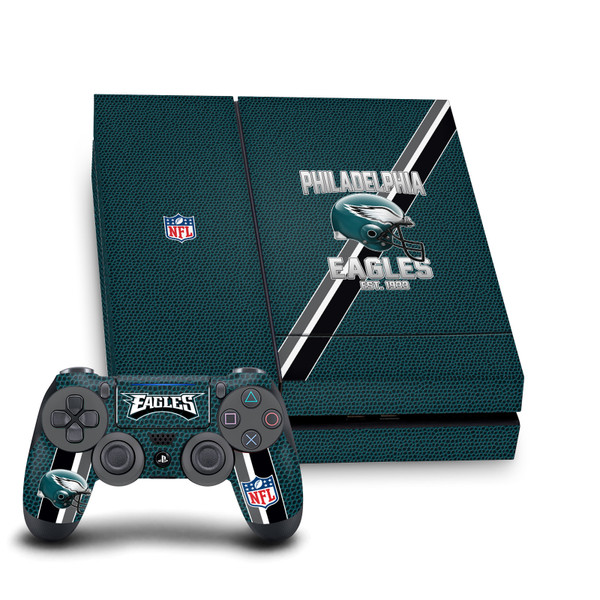 NFL Team 2 Philadelphia Eagles Vinyl Sticker Skin Decal Cover for Sony PS4 Console & Controller