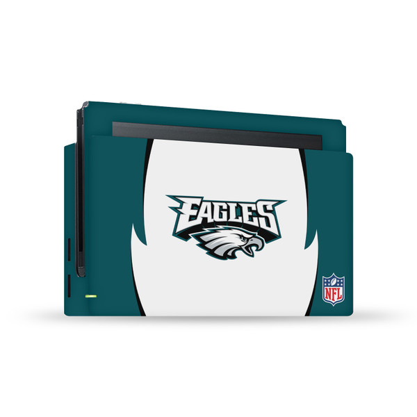 NFL Philadelphia Eagles Side Details Vinyl Sticker Skin Decal Cover for Nintendo Switch Console & Dock
