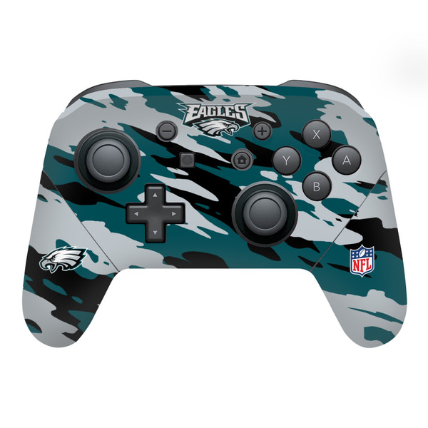 NFL Philadelphia Eagles Camou Vinyl Sticker Skin Decal Cover for Nintendo Switch Pro Controller