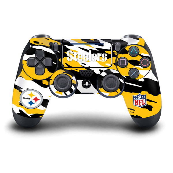 NFL Pittsburgh Steelers Camou Vinyl Sticker Skin Decal Cover for Sony DualShock 4 Controller