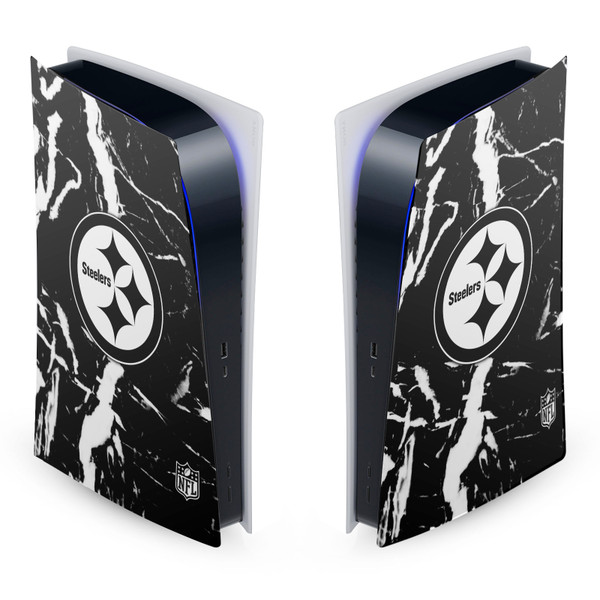 NFL Pittsburgh Steelers Marble Vinyl Sticker Skin Decal Cover for Sony PS5 Digital Edition Console