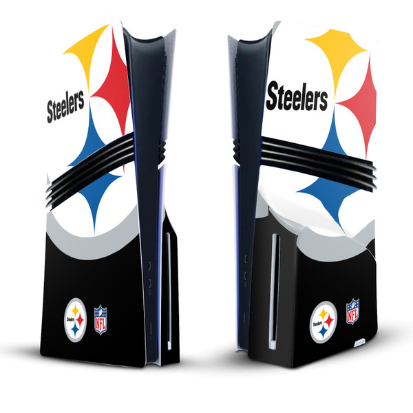 NFL Pittsburgh Steelers Oversize Vinyl Sticker Skin Decal Cover for Sony PS5 Pro Disc Edition Console