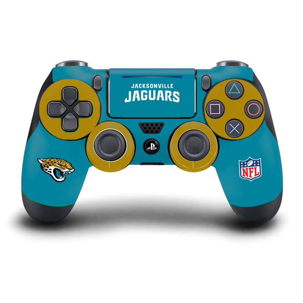 NFL Jacksonville Jaguars Plain Vinyl Sticker Skin Decal Cover for Sony DualShock 4 Controller