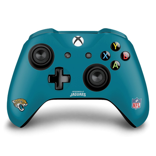 NFL Jacksonville Jaguars Plain Vinyl Sticker Skin Decal Cover for Microsoft Xbox One S / X Controller