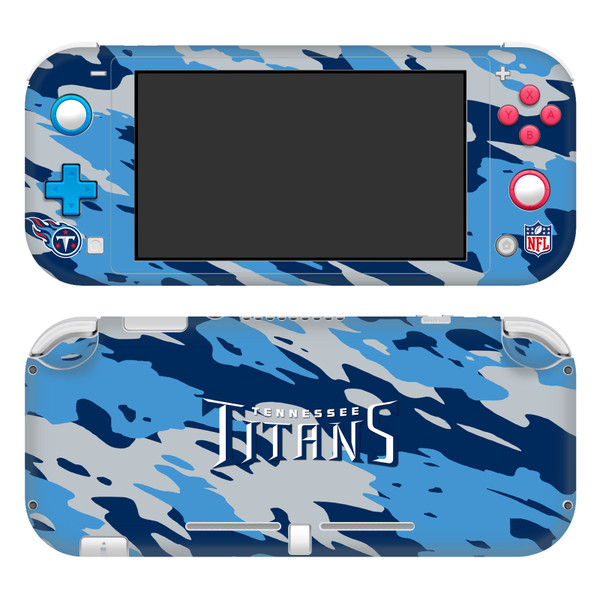 NFL Tennessee Titans Camou Vinyl Sticker Skin Decal Cover for Nintendo Switch Lite