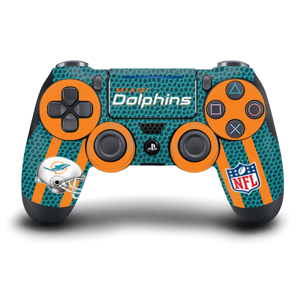 NFL Team 2 Miami Dolphins Vinyl Sticker Skin Decal Cover for Sony DualShock 4 Controller
