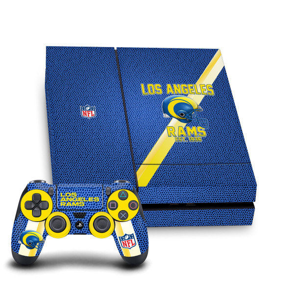 NFL Team 2 Los Angeles Rams Vinyl Sticker Skin Decal Cover for Sony PS4 Console & Controller