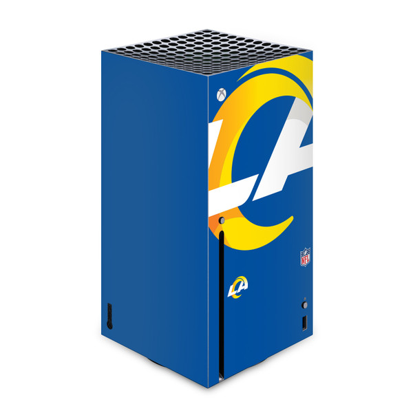 NFL Los Angeles Rams Oversize Vinyl Sticker Skin Decal Cover for Microsoft Xbox Series X