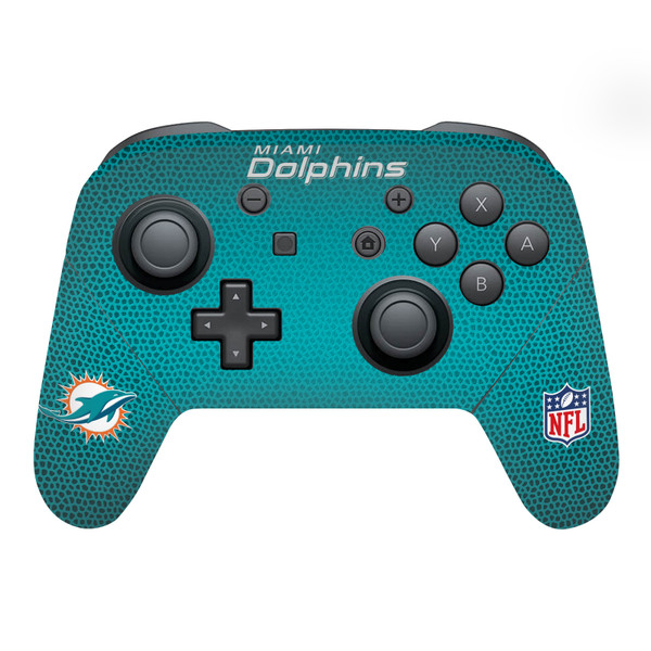 NFL Miami Dolphins Stripe Vinyl Sticker Skin Decal Cover for Nintendo Switch Pro Controller