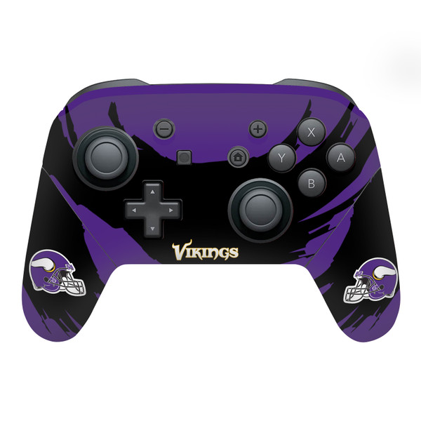 NFL Minnesota Vikings Sweep Stroke Vinyl Sticker Skin Decal Cover for Nintendo Switch Pro Controller