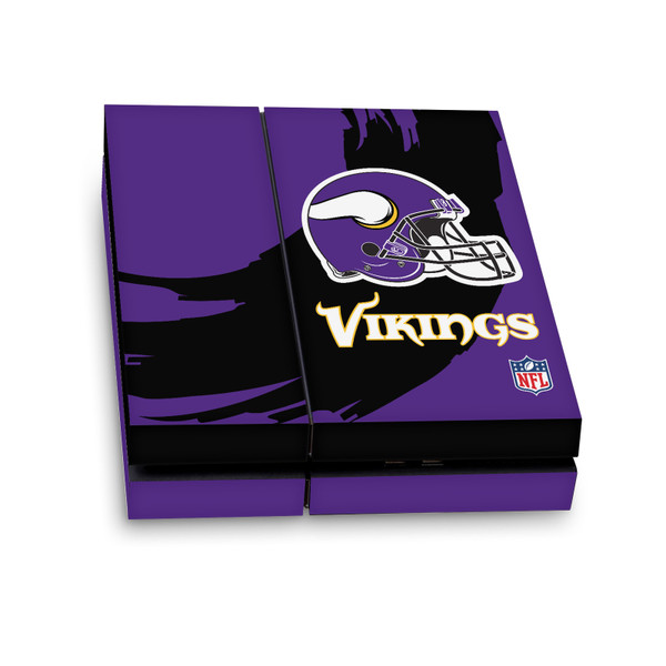 NFL Minnesota Vikings Sweep Stroke Vinyl Sticker Skin Decal Cover for Sony PS4 Console
