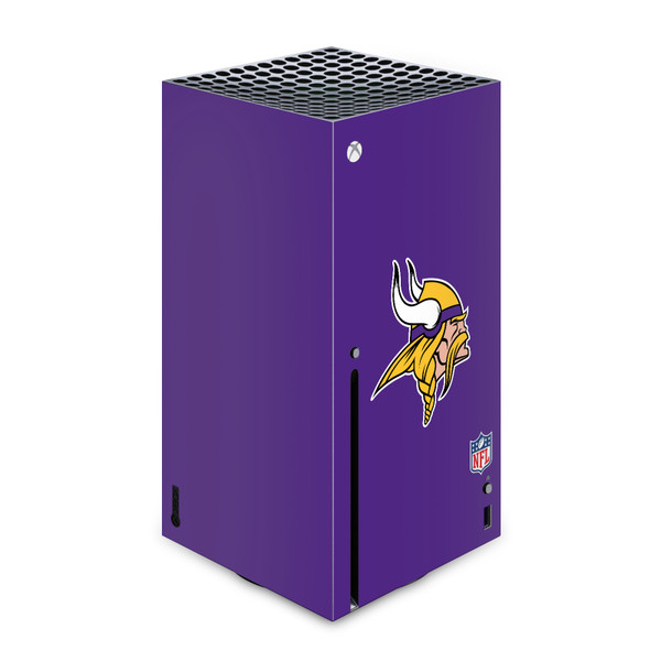 NFL Minnesota Vikings Plain Vinyl Sticker Skin Decal Cover for Microsoft Xbox Series X