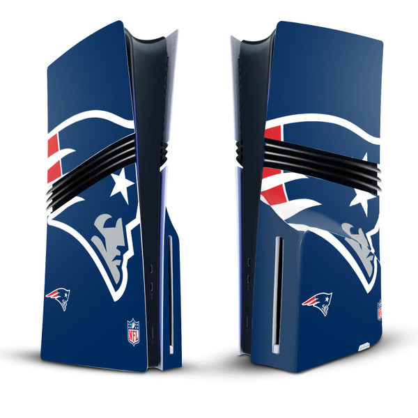 NFL New England Patriots Oversize Vinyl Sticker Skin Decal Cover for Sony PS5 Pro Disc Edition Console