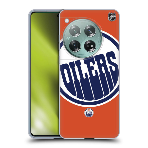 NHL Edmonton Oilers Oversized Soft Gel Case for OnePlus 12