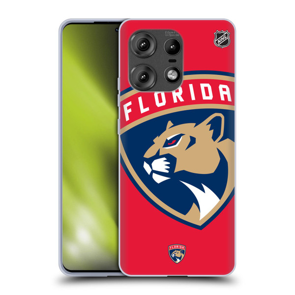 NHL Florida Panthers Oversized Soft Gel Case for Motorola Edge 50 Pro