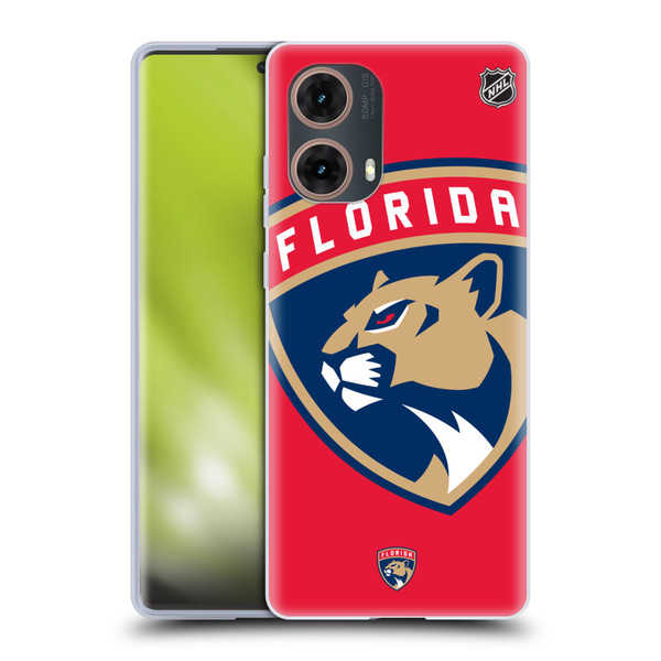 NHL Florida Panthers Oversized Soft Gel Case for Motorola Moto G85